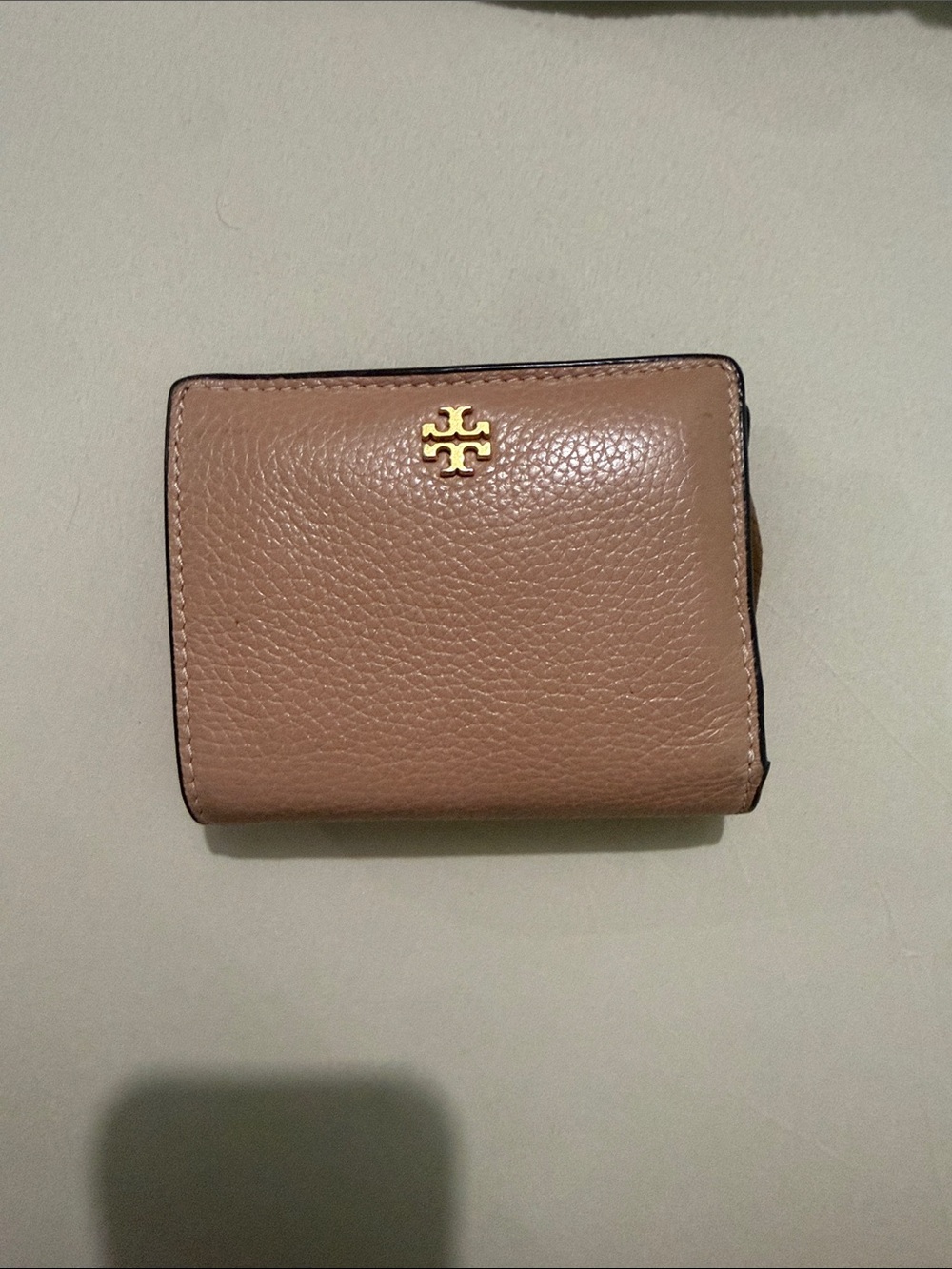 Tory Burch Pebbled Leather Bifold Wallet